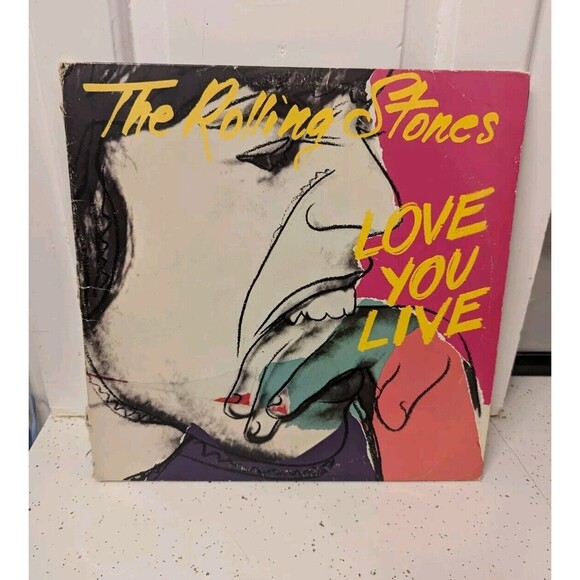THE ROLLING STONES - LOVE YOU LIVE - 1977 - DOUBLE LP VINYL RECORDS - Picture 1 of 11